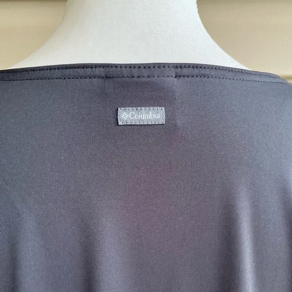 •Columbia• Black Drawstring Side Waist Athletic Dress - Size Large - Picture 7 of 9
